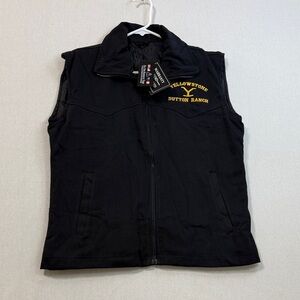 Yellowstone Dutton Ranch Kids Black Vest
